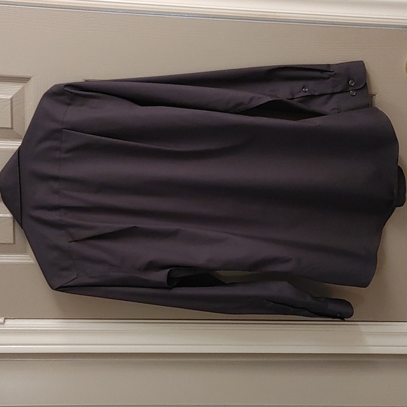 Pronto-Uomo Non Iron Gray Slim Fit Dress Shirt 32/33 - Picture 2 of 11